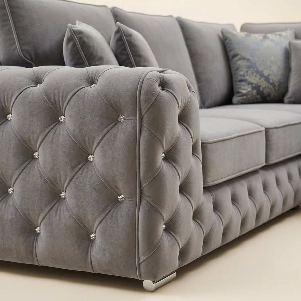Ashton Chesterfield Sofa | Deep Button Tufting, Made to Order UK