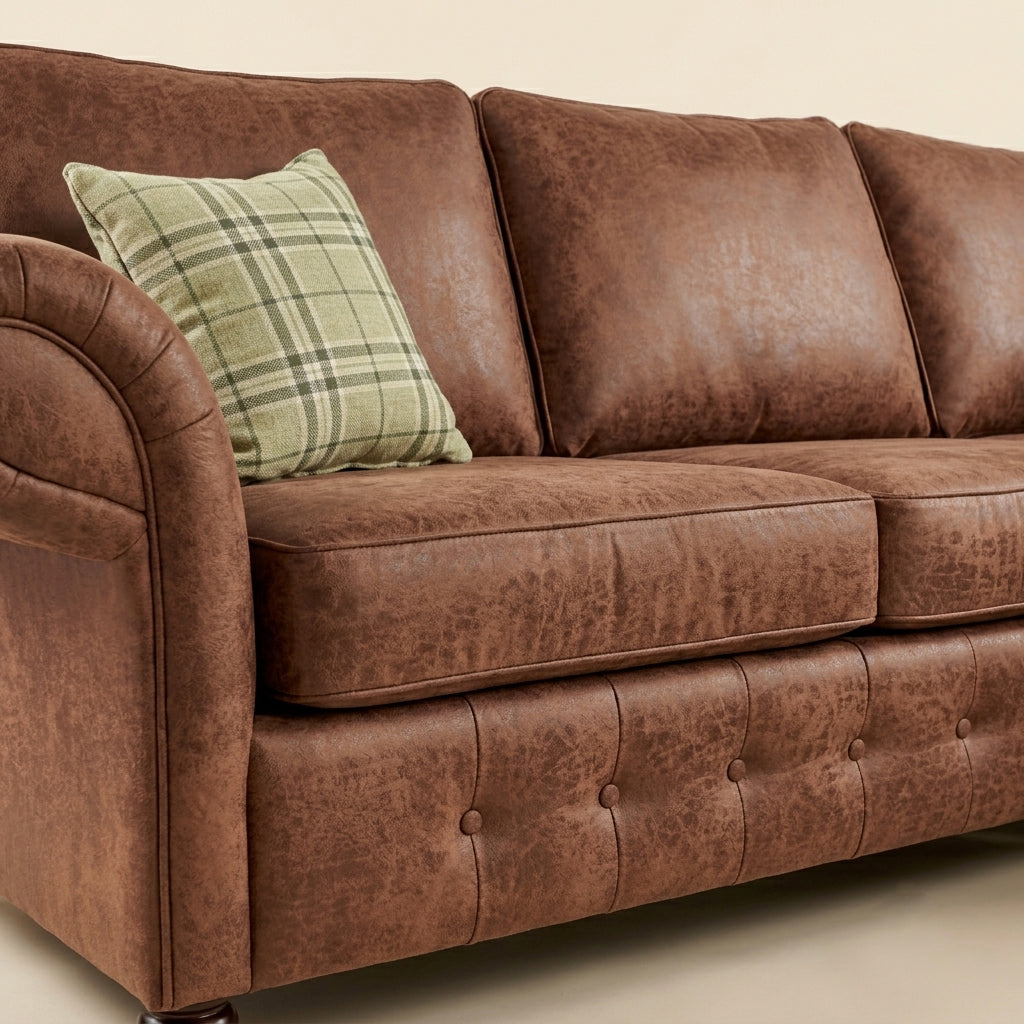 Oakland Leather Sofa | Made to Order UK