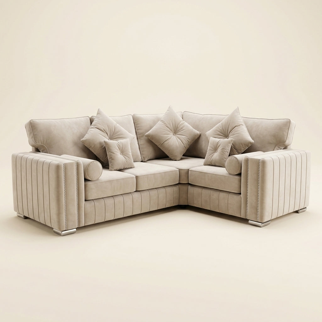 Alaska Corner Sofa - 4 Seater Corner - Cream