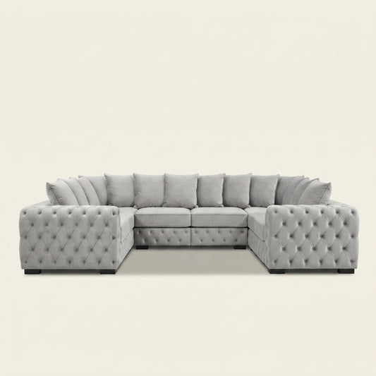 Ashton U-Shape Chesterfield Sofa | Made to Order UK