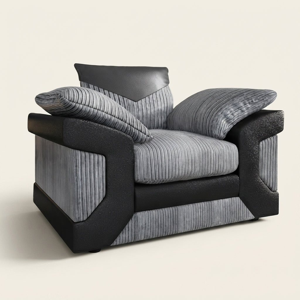 Dino Corner Sofa - 1 Seater - Grey