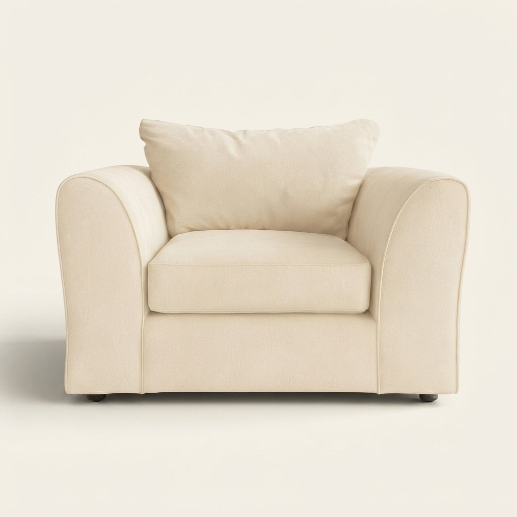 Dylan Corner Sofa - 1 Seater - Cream