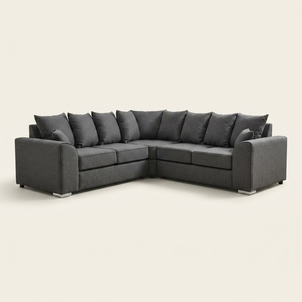 Dylan Corner Sofa - 5 Seater Corner - Grey