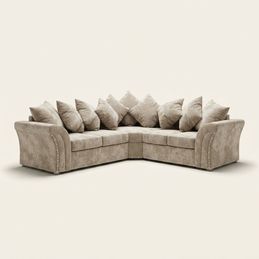 Harrison Corner Sofa - 4 Seater Corner - Beige