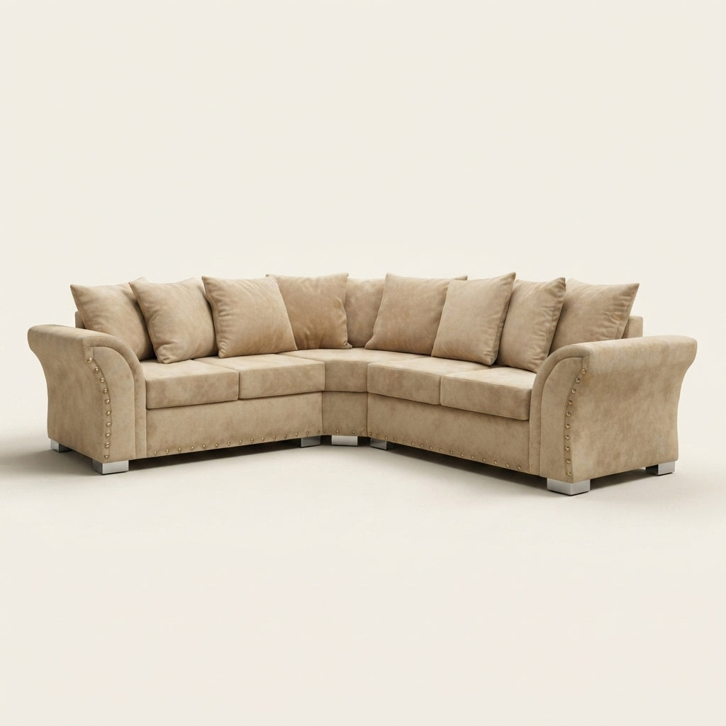 Harrison Corner Sofa - 5 Seater Corner - Beige