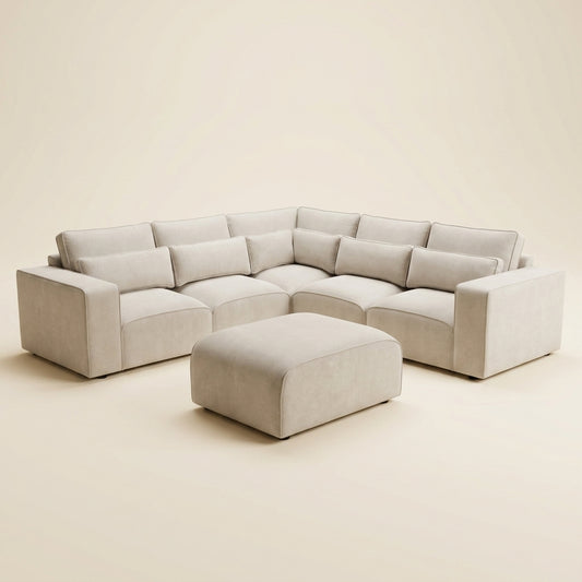 Sloane Corner Sofa | Premium Scatter-Back, Made to Order UK