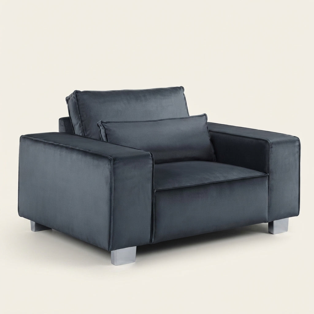 Sloane Corner Sofa - 1 Seater - Black