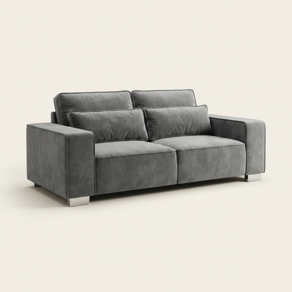 Sloane Corner Sofa - 2 Seater and 3 Seater - Silver