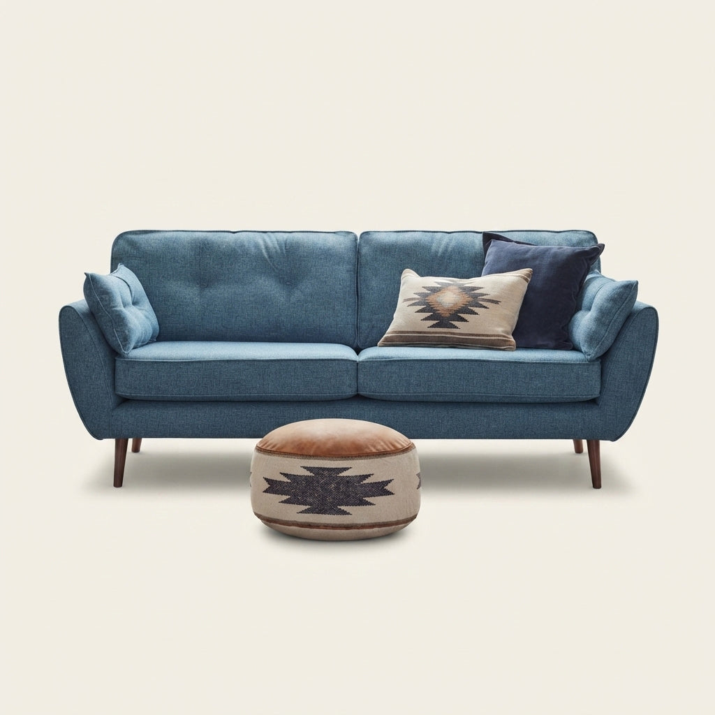 Zinc Corner Sofa | Modern Tapered-Leg Design, Made to Order UK