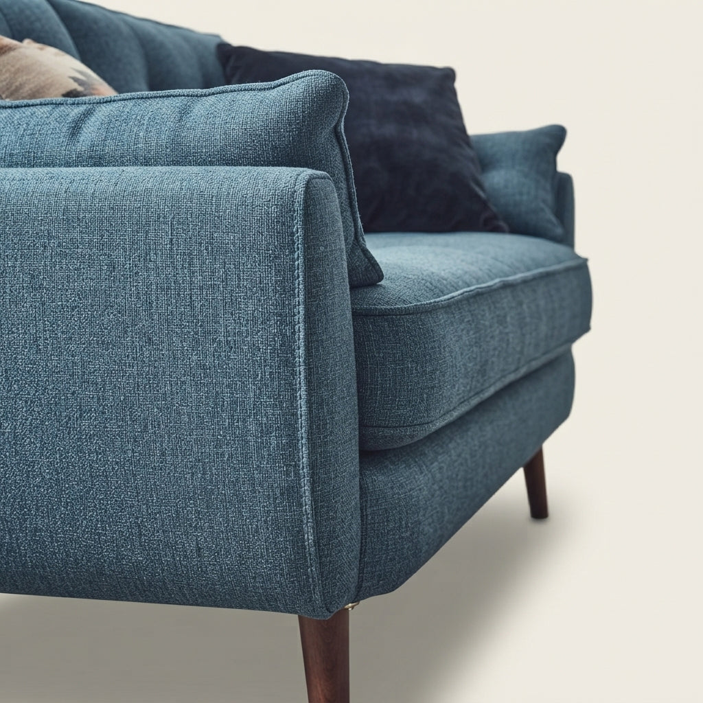 Zinc Corner Sofa | Modern Tapered-Leg Design, Made to Order UK