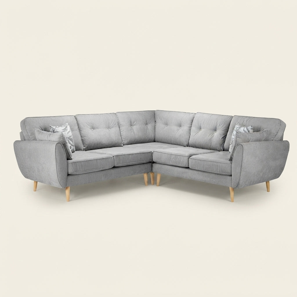 Zinc Corner Sofa - 5 Seater Corner - Grey